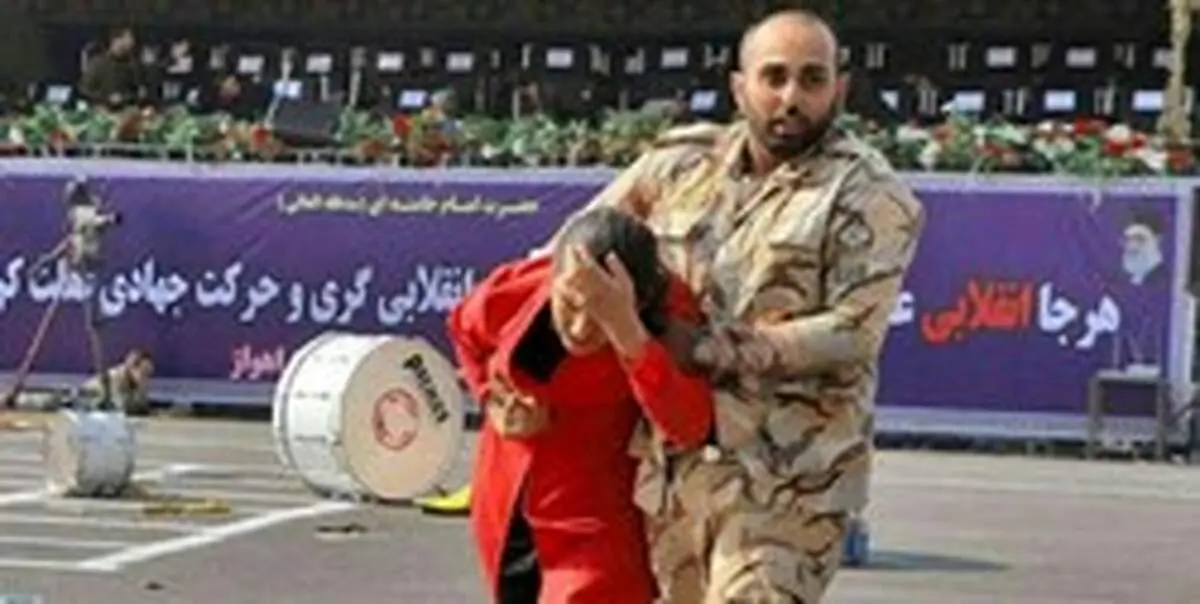 دختر مانتوقرمز حادثه تروریستی اهواز کیست؟