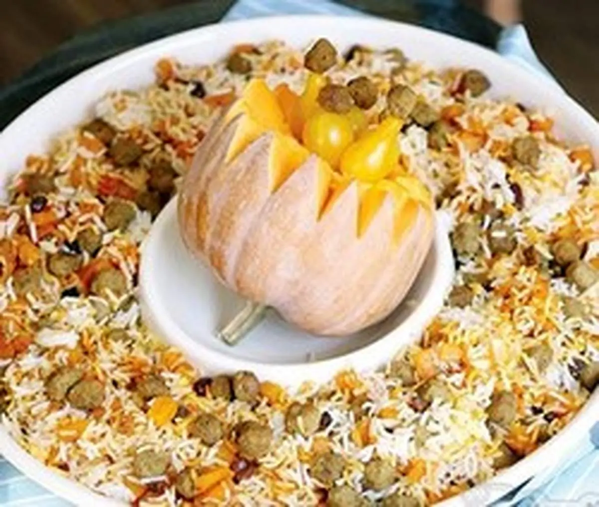 طرز تهیه پلوی کدو حلوایی