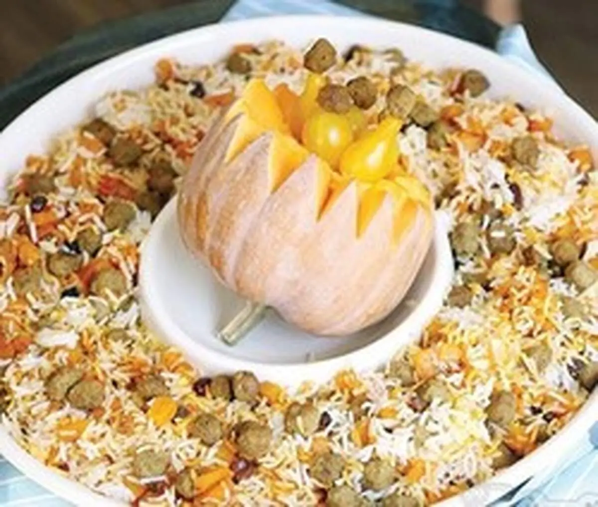 طرز تهیه پلوی کدو حلوایی