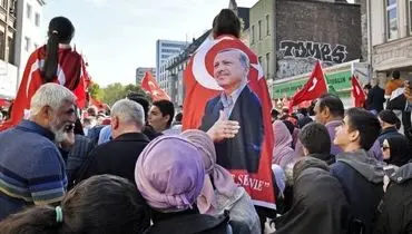 اردوغان در آلمان: بین داعش و پ.ک.ک تفاوتی نیست