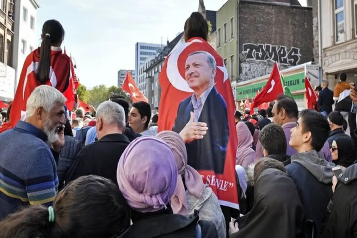 اردوغان در آلمان: بین داعش و پ.ک.ک تفاوتی نیست
