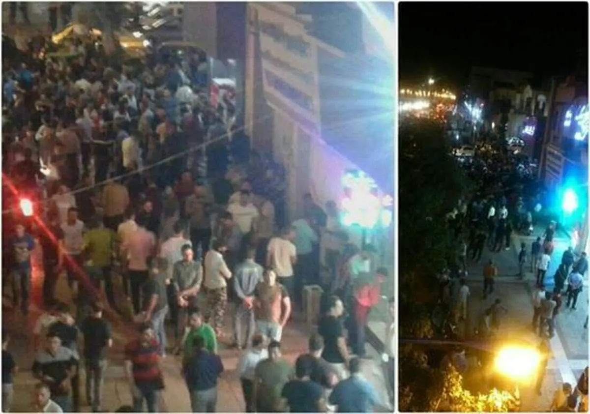 تصاویری از صف شبانه برای فروش دلار