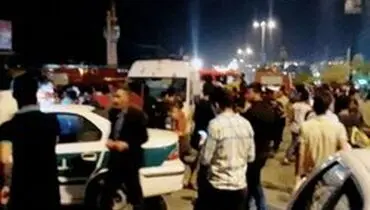 جمعه بازار یاسوج دچار آتش سوزی شد