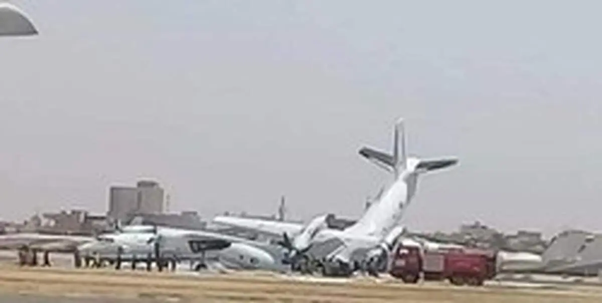 برخورد دو فروند هواپیما در فرودگاه «خارطوم»