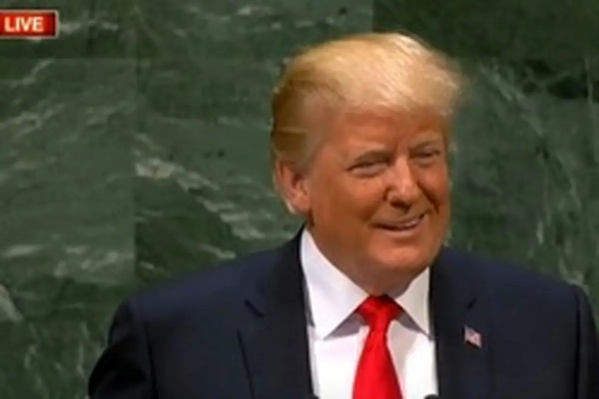 واکنش ترامپ به خنده حضار به سخنرانی‌اش در سازمان ملل