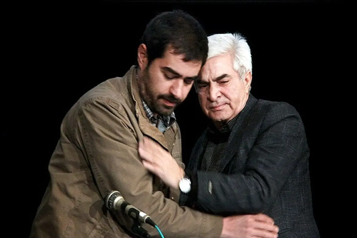 تصویری از شهاب حسینی و یدالله صمدی در آغوش هم