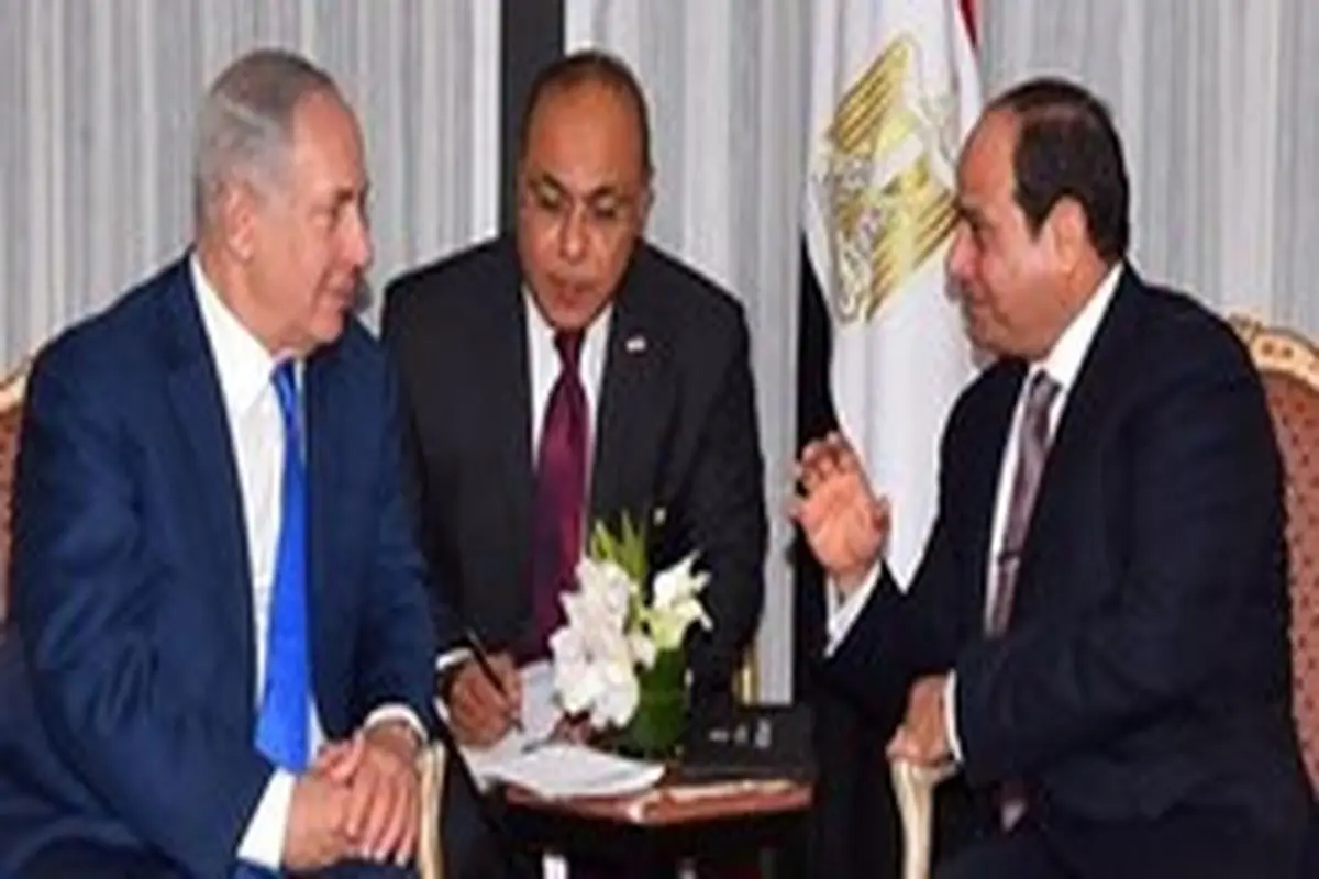 دیدار نتانیاهو و رئیس‌جمهور مصر در نیویورک
