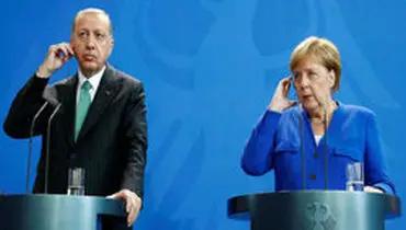 کنفرانس خبری اردوغان و مرکل در برلین
