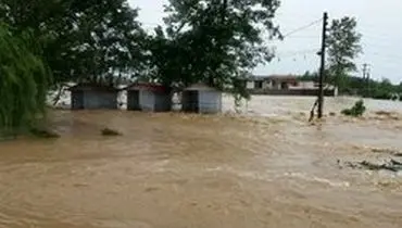 خسارت دو اثر تاریخی مازندران در اثر سیلاب