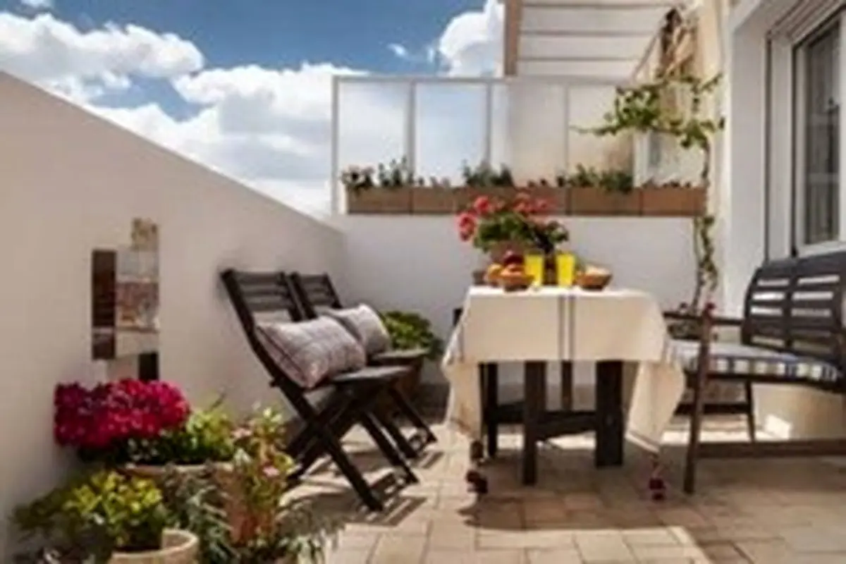 تزیین حیاط خلوت با طراحی زیبا و مدرن