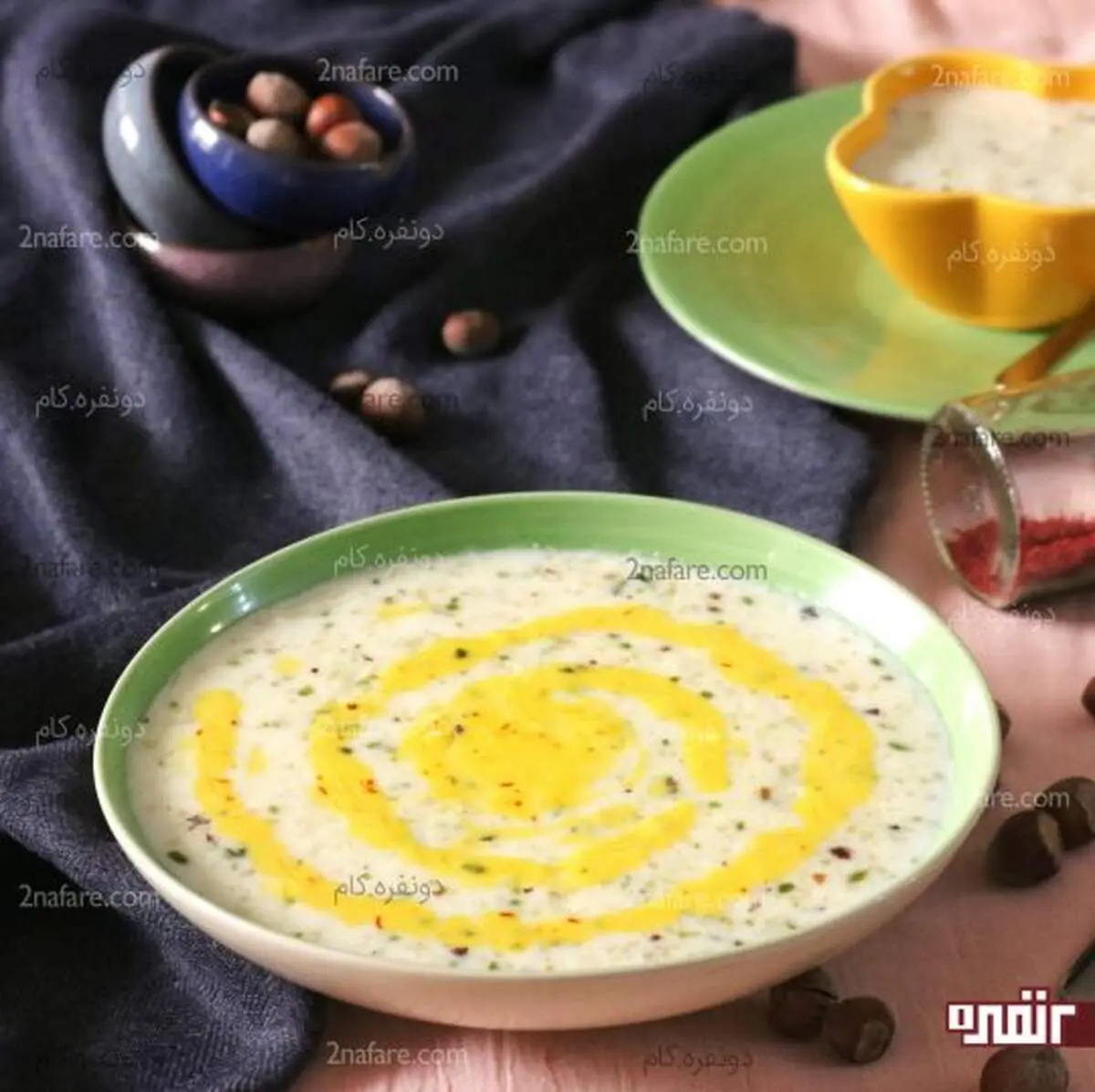 طرز تهیه پودینگ سه مغز