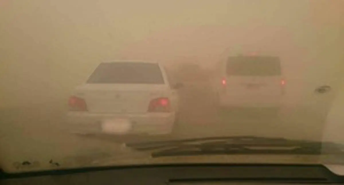 گرد و غبار در خوزستان ۶۷ برابر حدمجاز!