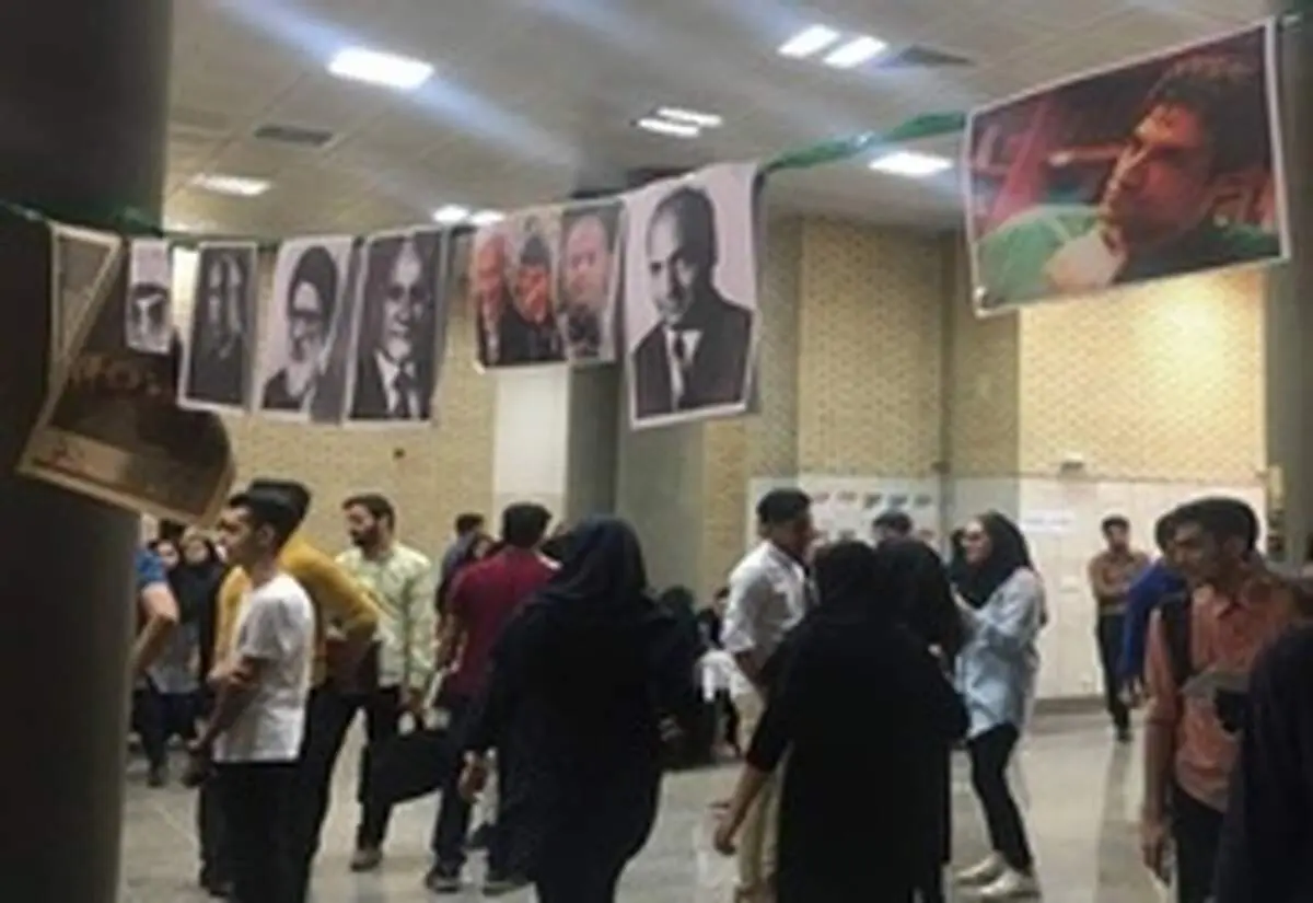 سخنرانی محکوم فتنه ۸۸ در دانشگاه خلیج فارس بوشهر