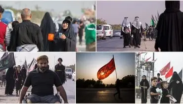 مسیر پیاده روی عاشقان امام حسین علیه السلام +عکس