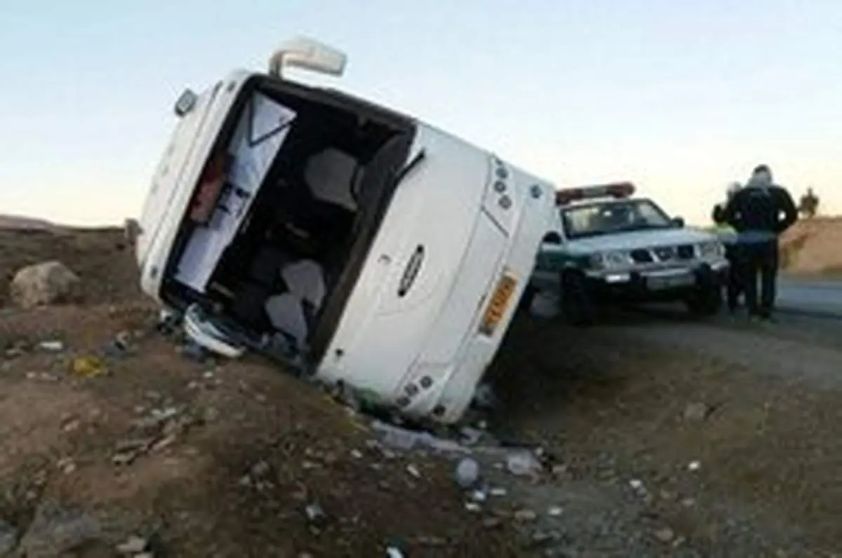 افزایش شمار جانباختگان واژگونی اتوبوس دانشآموزان