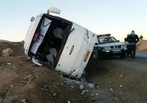جزئیات حادثه اتوبوس حامل دانش آموزان دختر در جاده قزوین