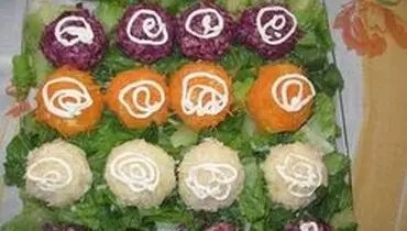 روش تهیه‌ی سالاد توپی