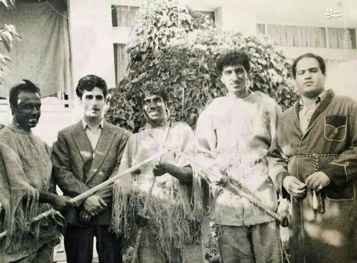 تصویری از پشت صحنه «ساعت خوش» در سال ۷۳