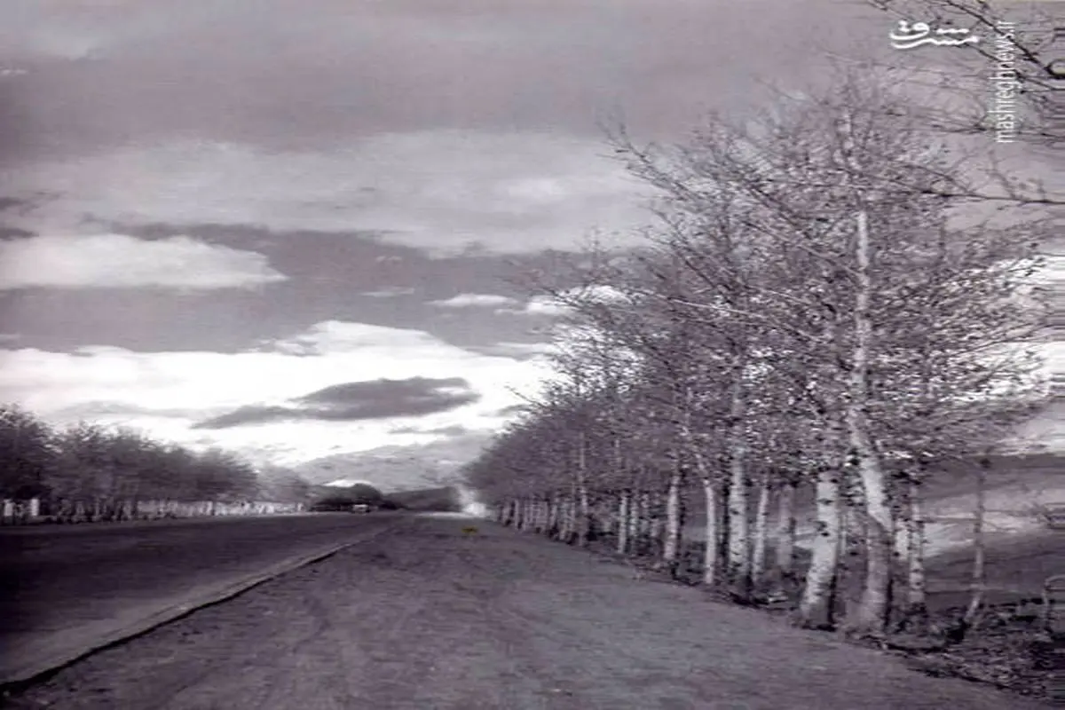 تصویری از خیابان ولیعصر؛ ۶۳ سال پیش