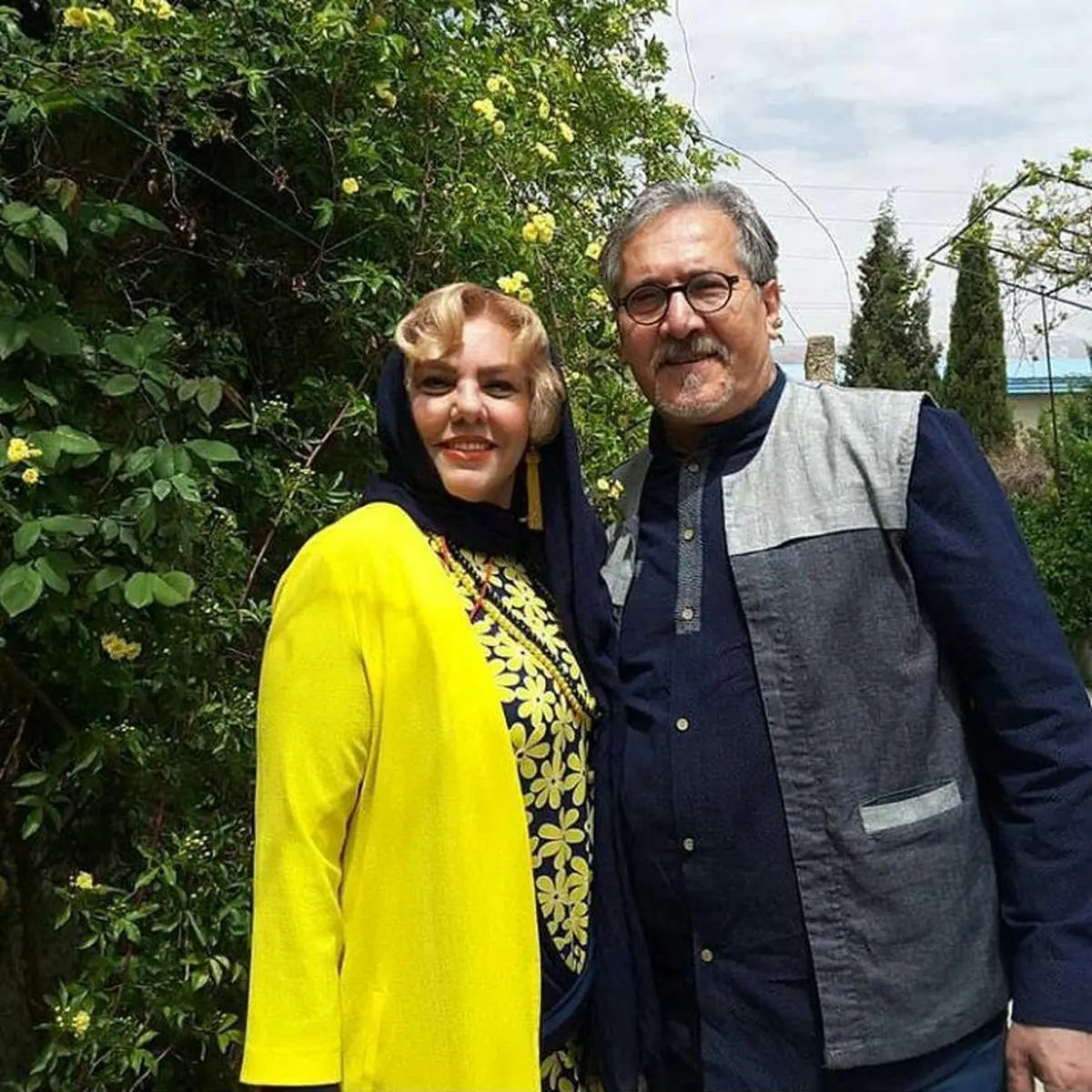افسانه چهر آزاد و همسرش شاهرخ فروتنیان