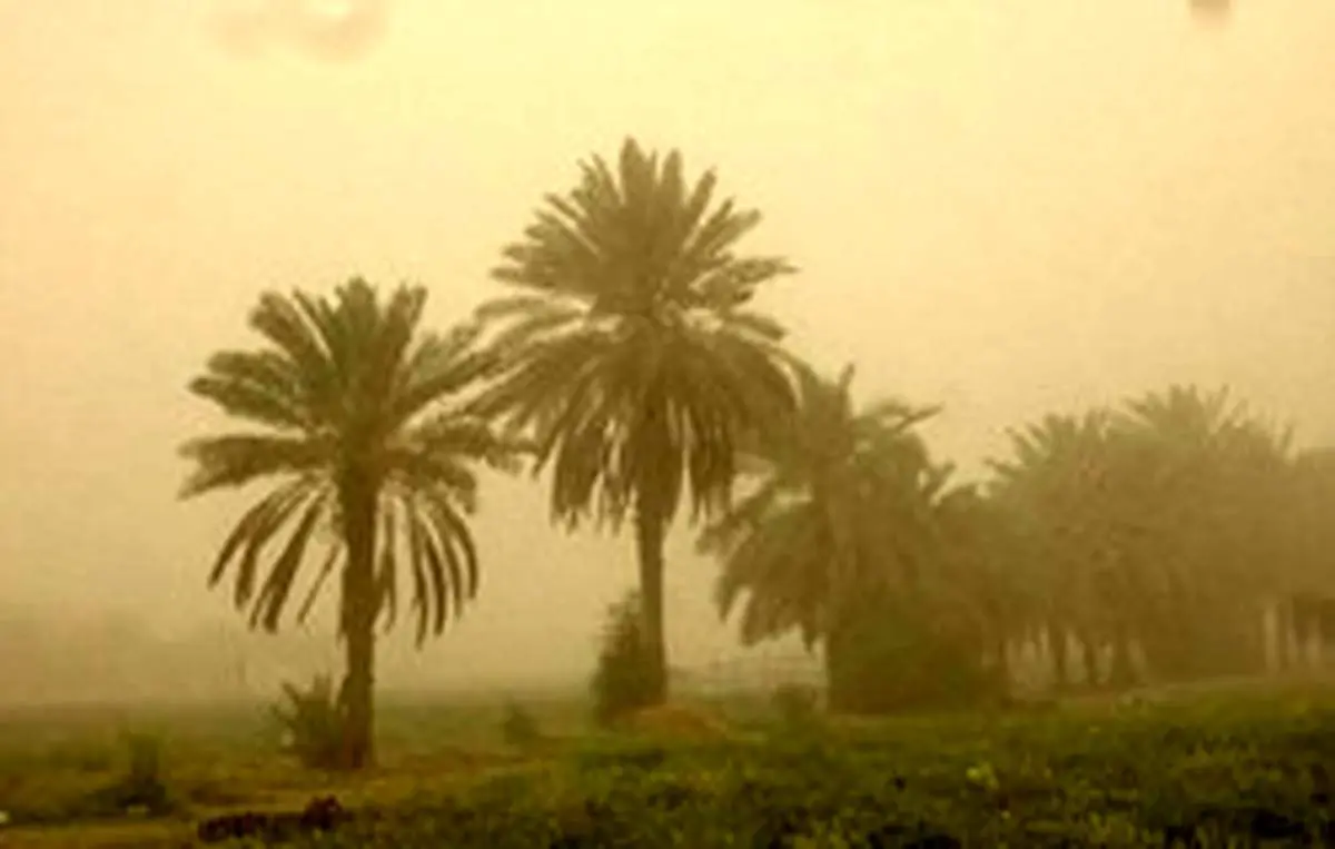 طوفان خاک ۵ دانش آموز خوزستانی را روانه بیمارستان کرد
