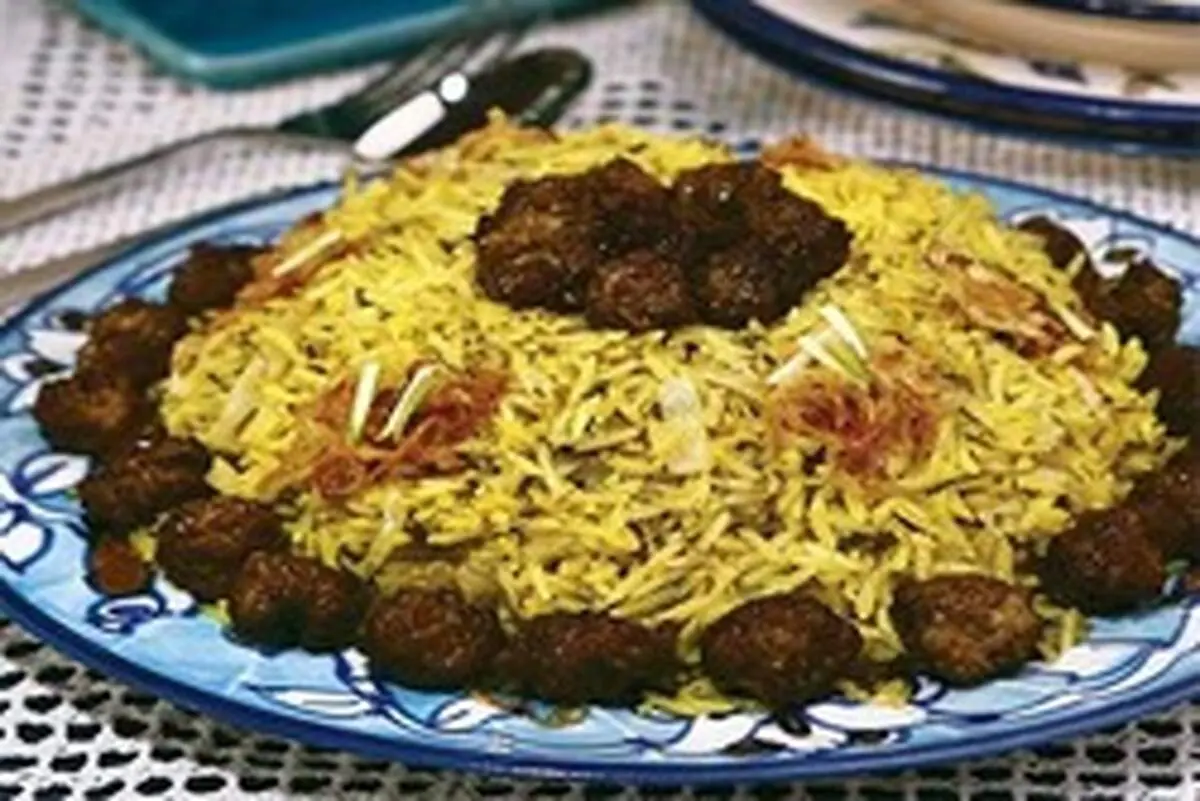 طرز تهیه کلم پلو با کوفته ریزه