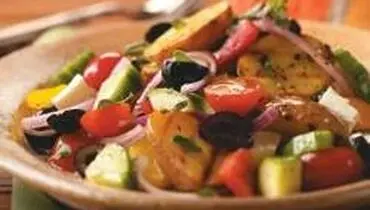 طرز تهیه‌ی سالاد گوجه کبابی یونانی