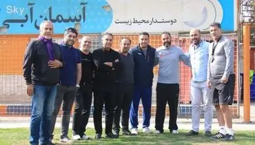 دیدار بازیگر قدیمی سینما با علی دایی +عکس