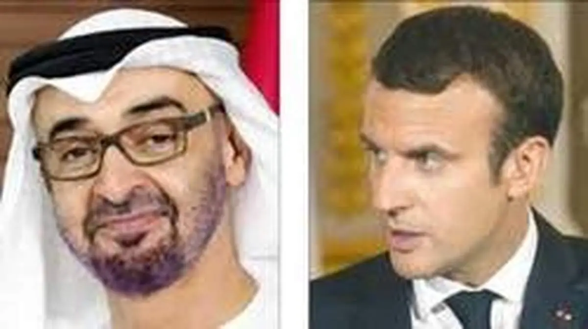 محور گفتگوی تلفنی ماکرون با ولیعهد امارات