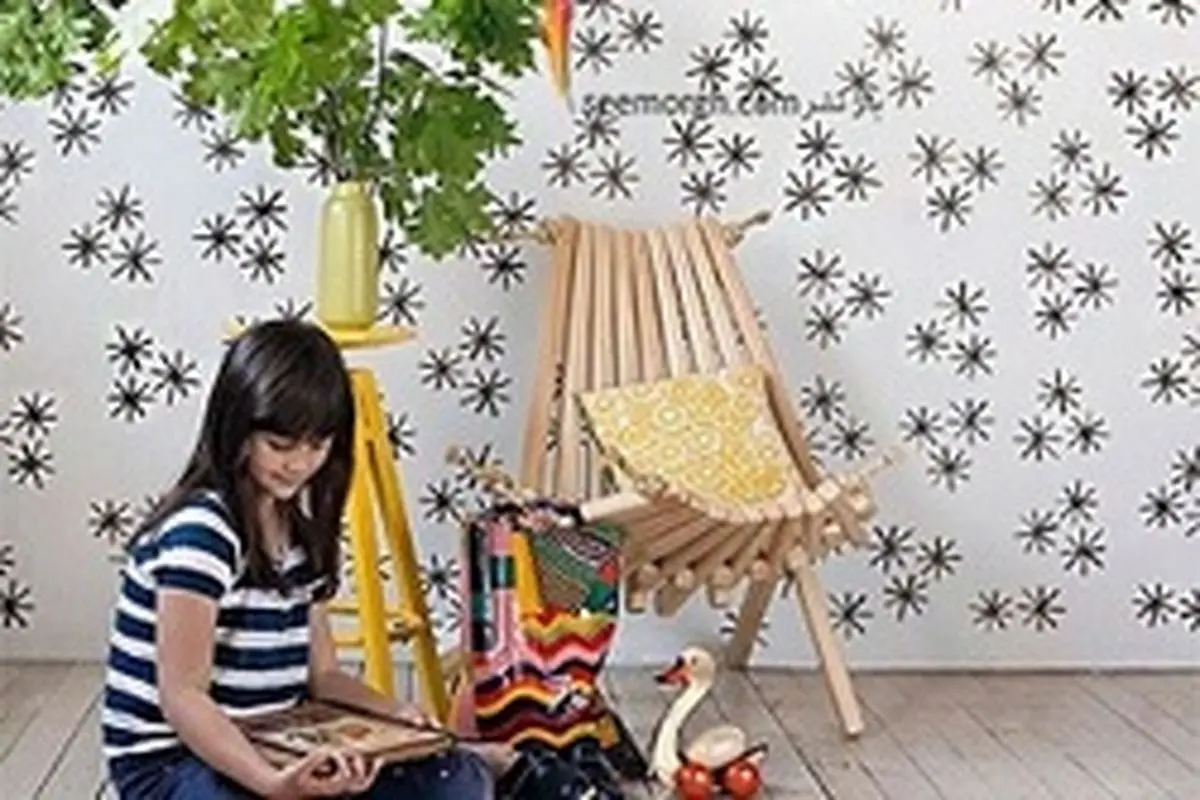 آموزش تزیین کاغذ دیواری با ایدههایی جالب و زیبا