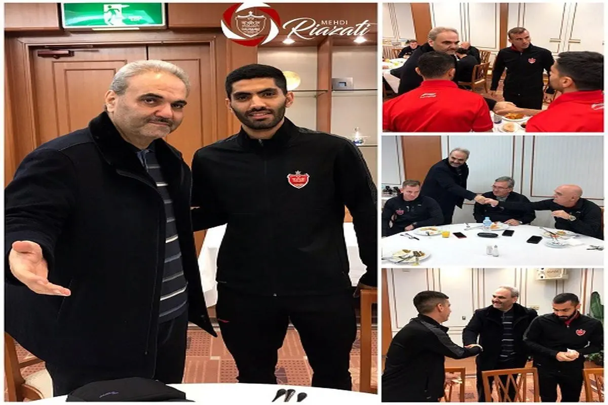 جواد خیابانی در اردوی پرسپولیس در ژاپن +عکس