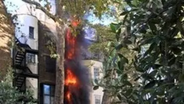 آتش سوزی در نزدیکی سفارت سعودی در لندن