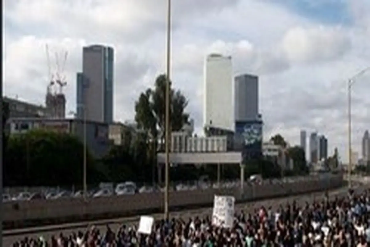تظاهرات در تل‌آویو علیه برنامه کاهش حقوق بازنشستگی