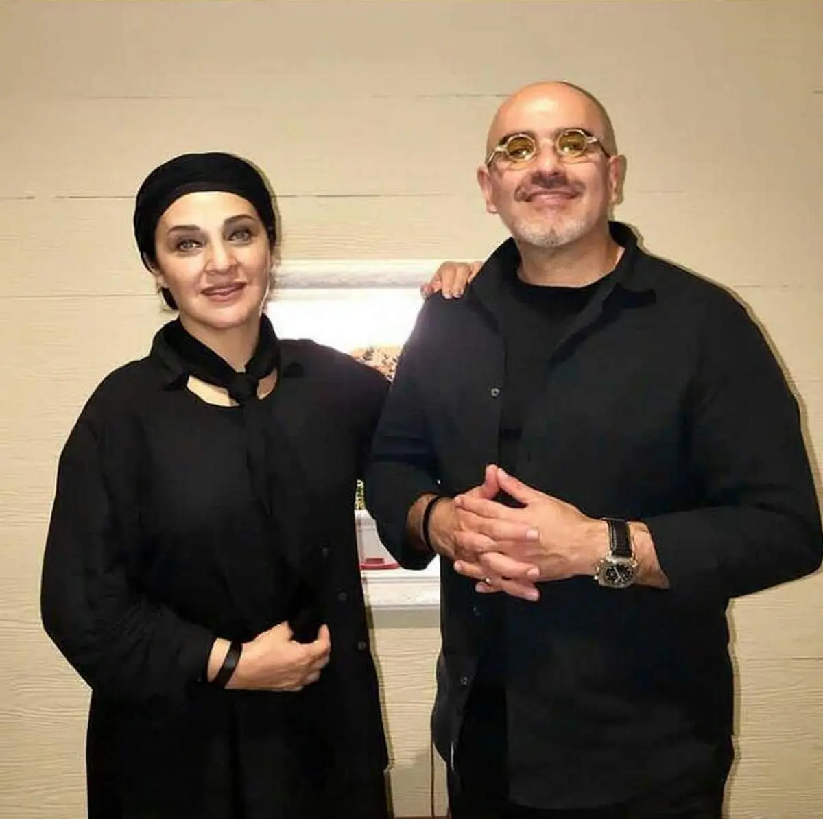 رویا نونهالی و همسرش