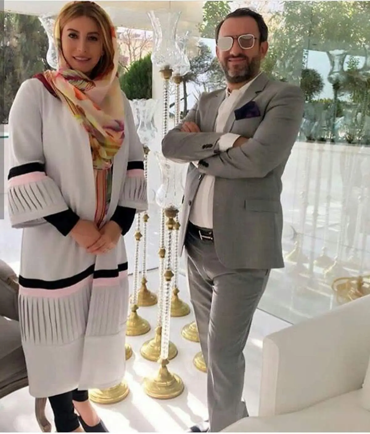 فریبا نادری و همسرش