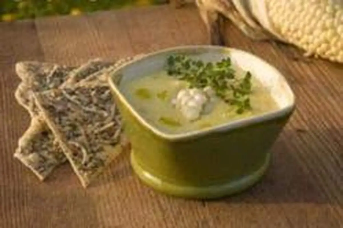 طرزتهیه سوپ قارچ و اسفناج