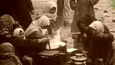 قحطی‌ غذا در تهران در جنگ اول جهانی+عکس