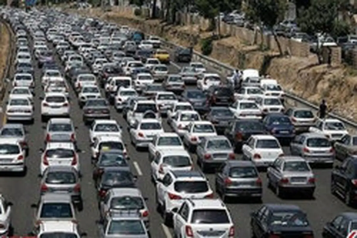ترافیک سنگین در محورهای هراز و فیروزکوه