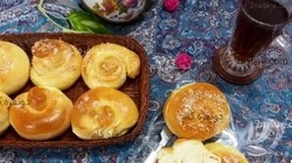 طرز تهیه نان نارگیلی مرحله به مرحله