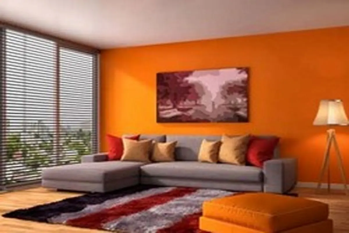 جادوی رنگ نارنجی در دکوراسیون منزل