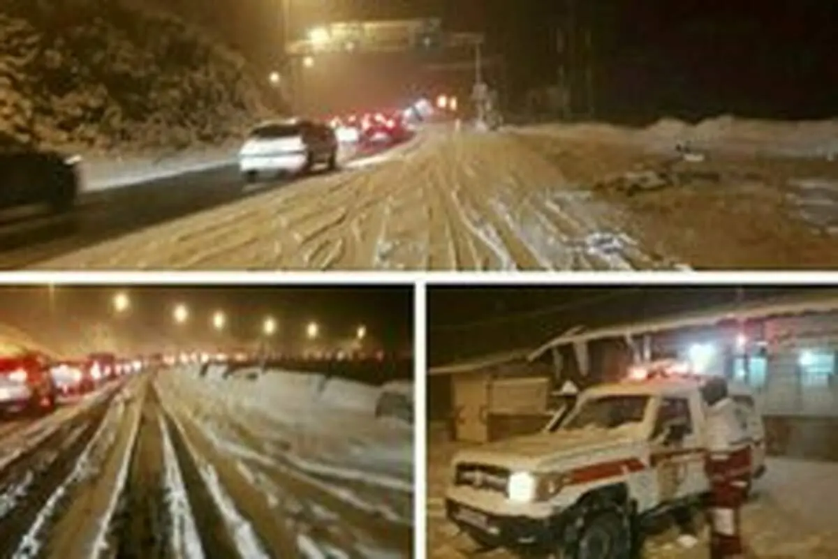 انجام ۷۱ عملیات رها سازی از برف در جاده چالوس