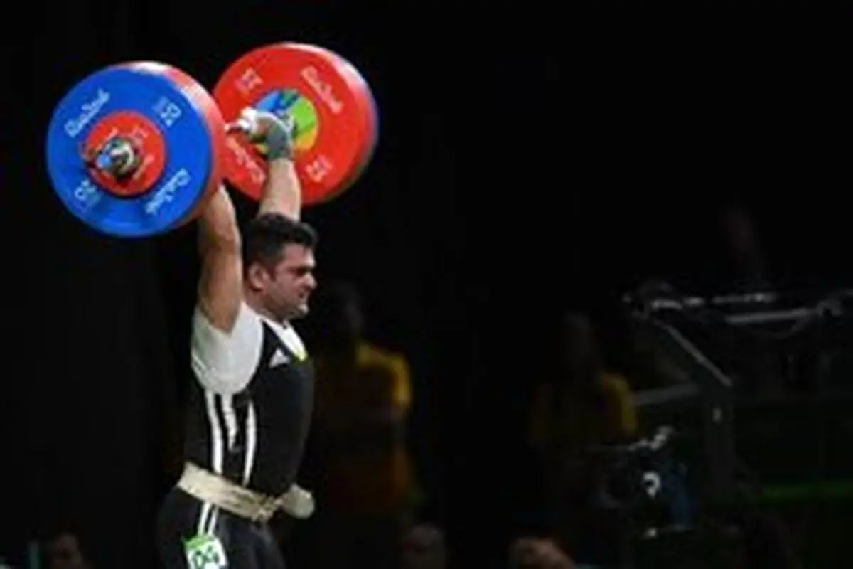 کاپیتان تیم ملی وزنه برداری ایران ششم شد
