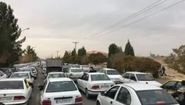 ترافیک بسیار سنگین در محور مشهد - ساری - تهران