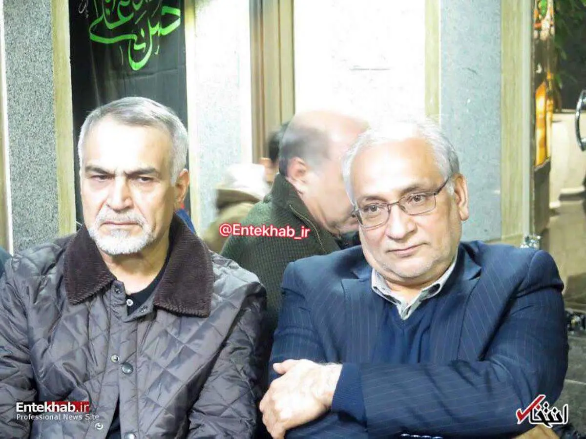 تصویری از حسین فریدون در کنار حسین مرعشی