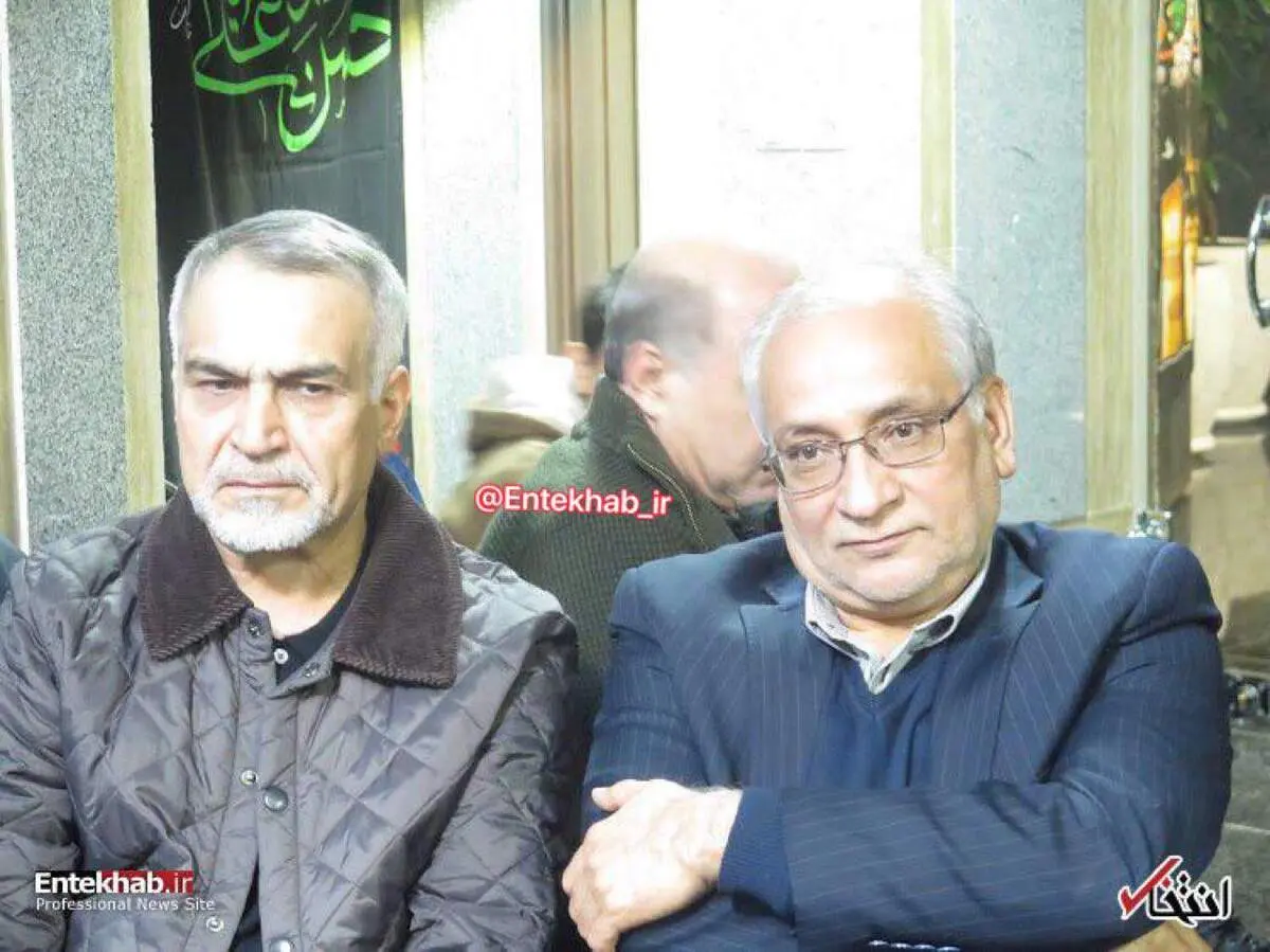 تصویری از حسین فریدون در کنار حسین مرعشی