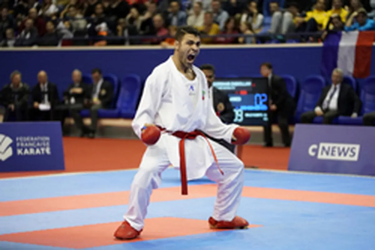 کسب نخستین مدال کاراته قهرمانی جهان توسط کاپیتان تیم ملی