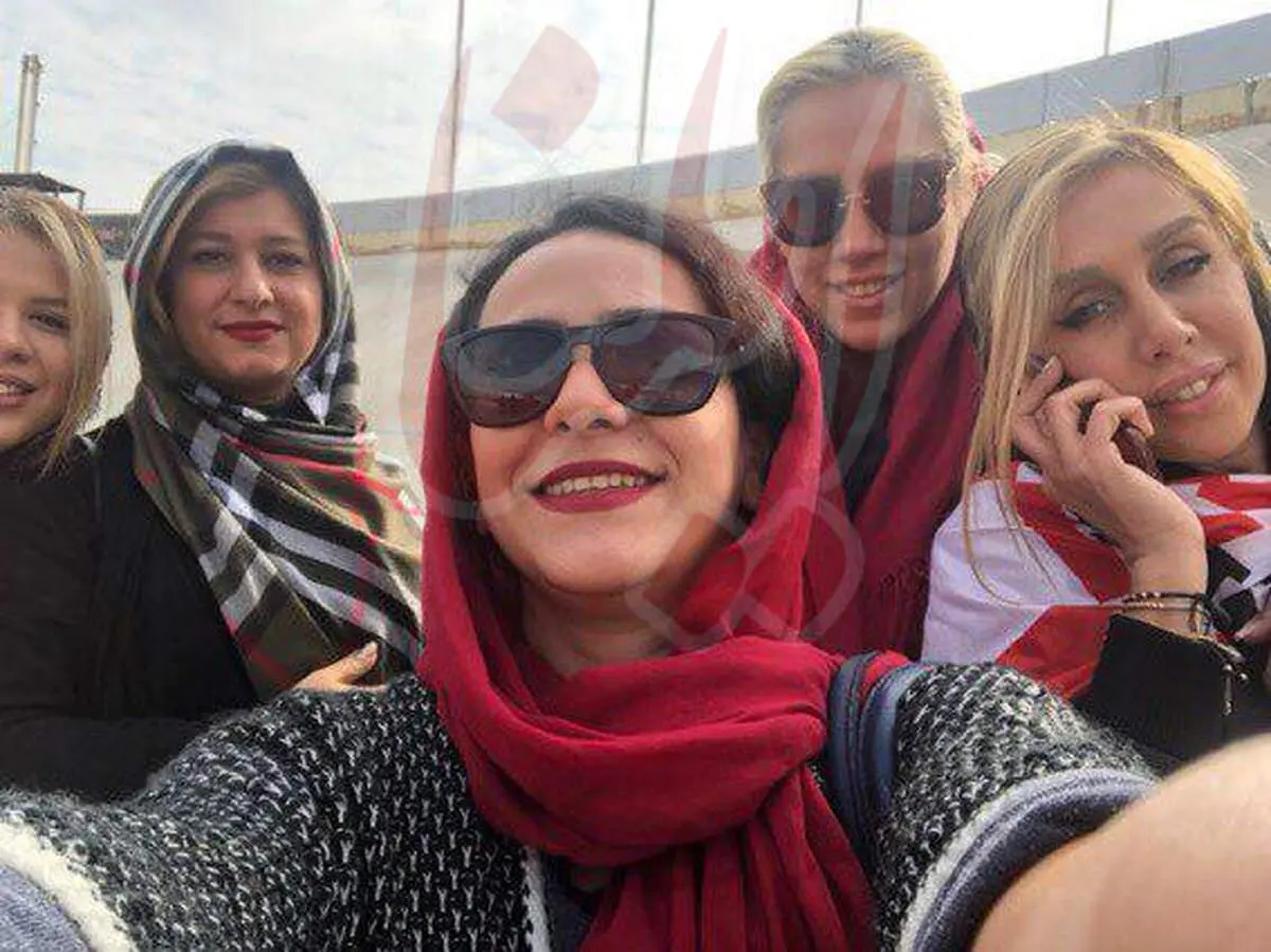 دختران دو اسطوره پرسپولیس در ورزشگاه آزادی +عکس