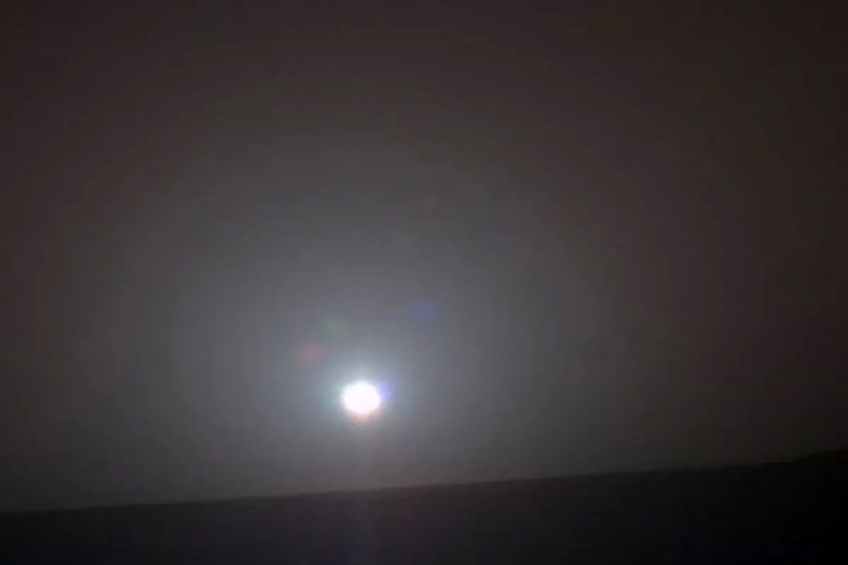 ضبط صدای طلوع خورشید در مریخ