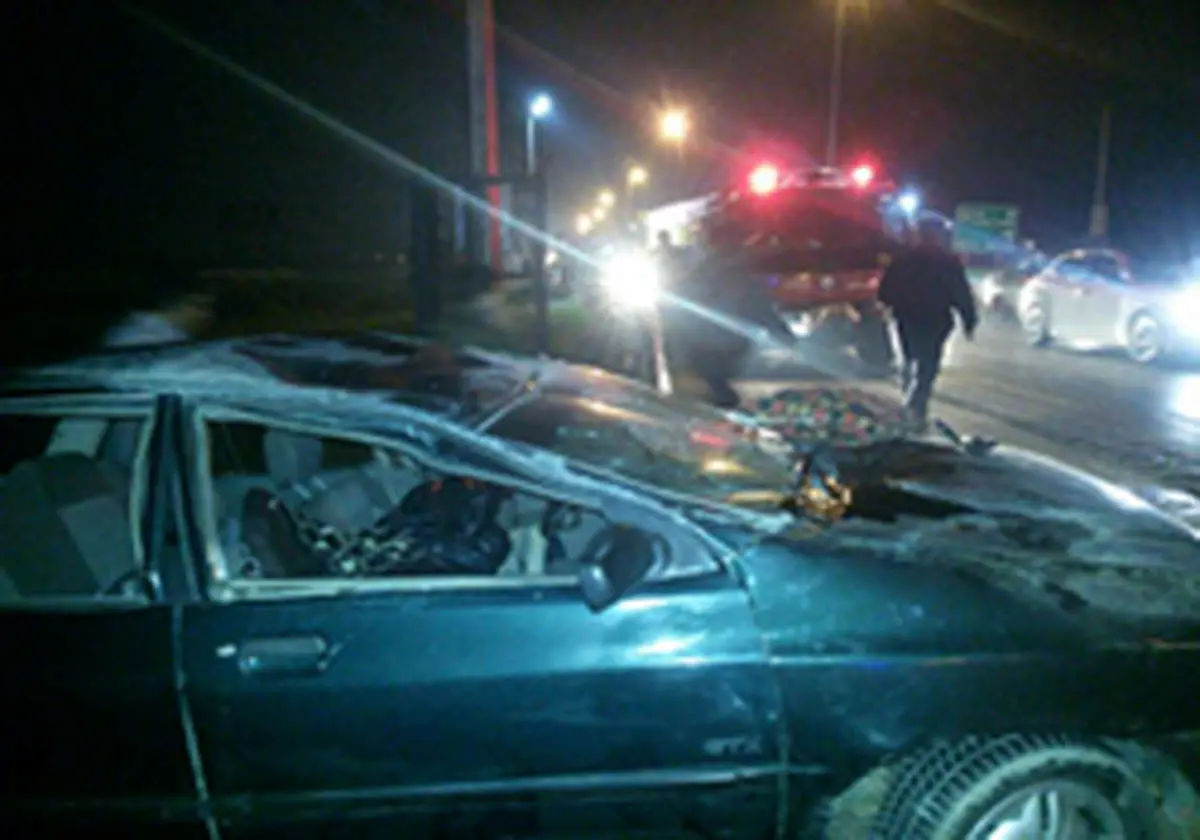 واژگونی پراید در جاده نکا ۲ زخمی داشت