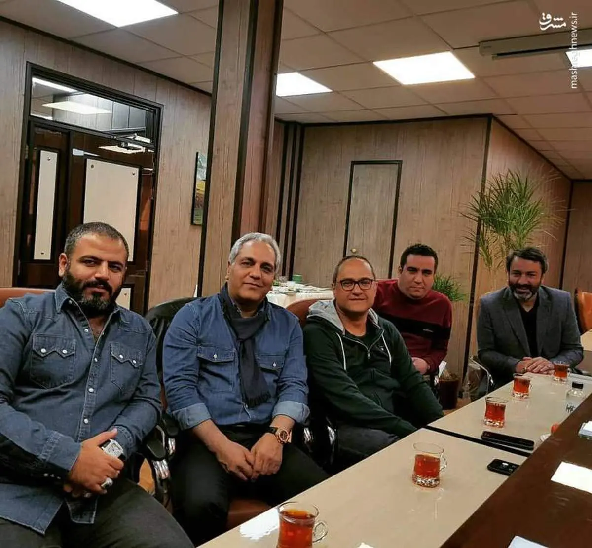 جلسه کاری مهران مدیری و رامبد جوان +عکس